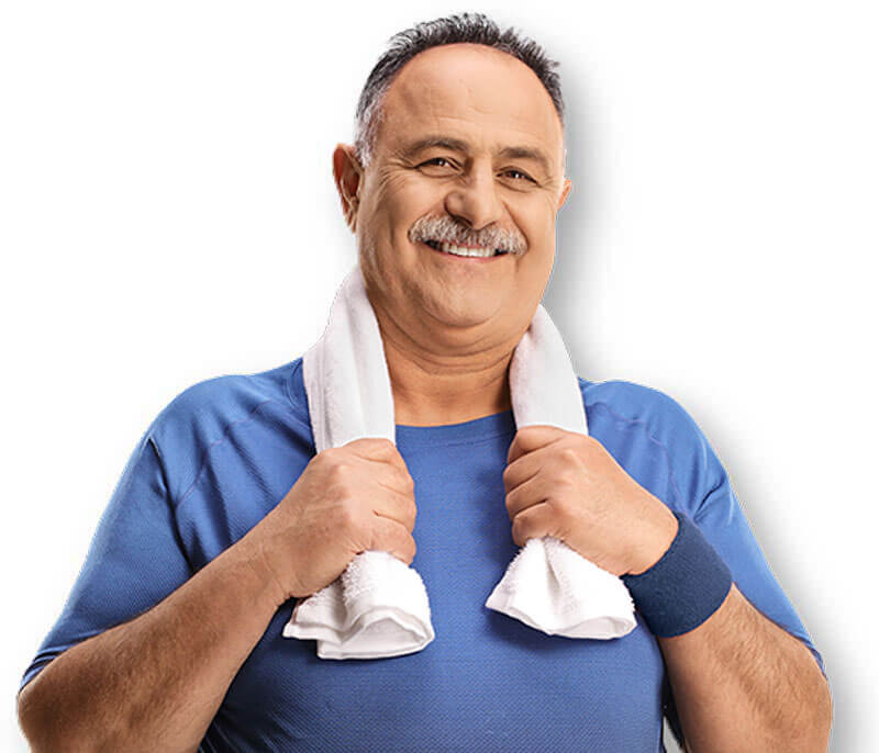 Man with Towel