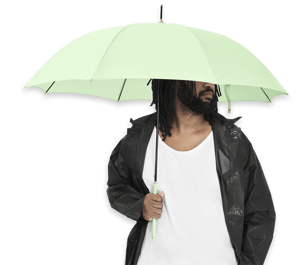 Man with Umbrella